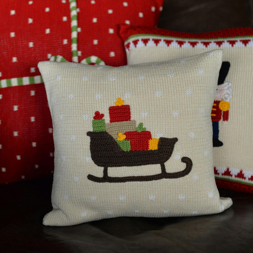 Holiday Sleigh Pillow