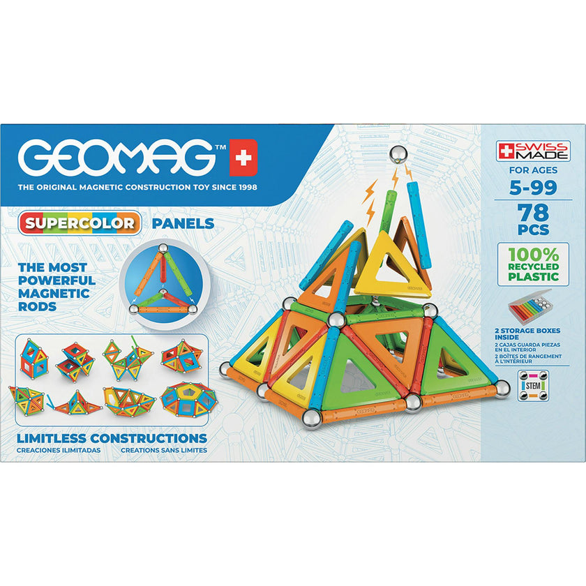 Supercolor Recycled, 78 Pieces - 3+ Y