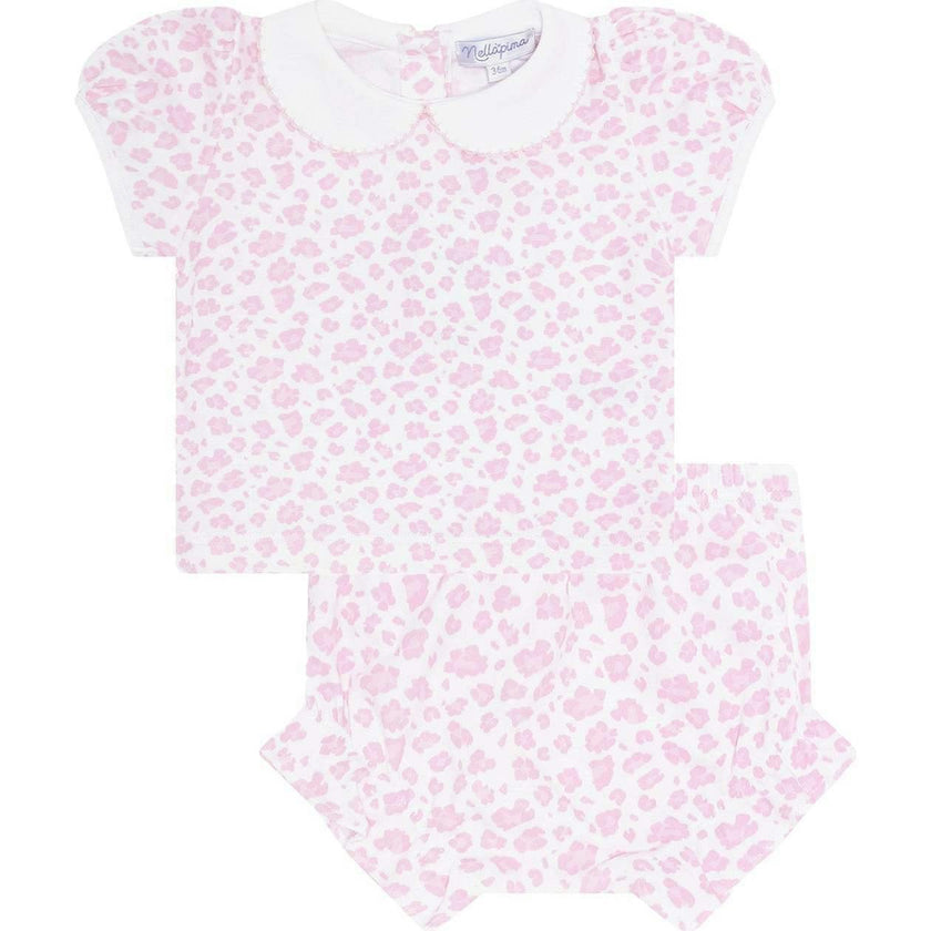 Pink Cheetah Print Diaper Cover Set