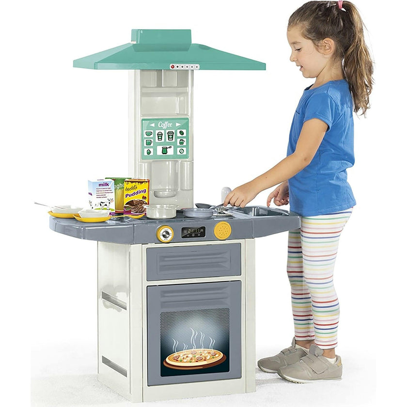Kitchen Set: Green Yellow Gray