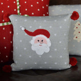 Grey Santa Pillow