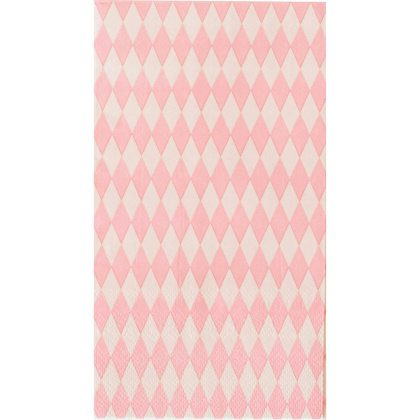 Check It! Tickle Me Pink Guest Napkins
