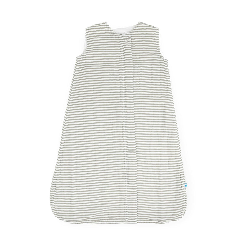 Cotton Muslin Sleep Bag - Grey Stripe