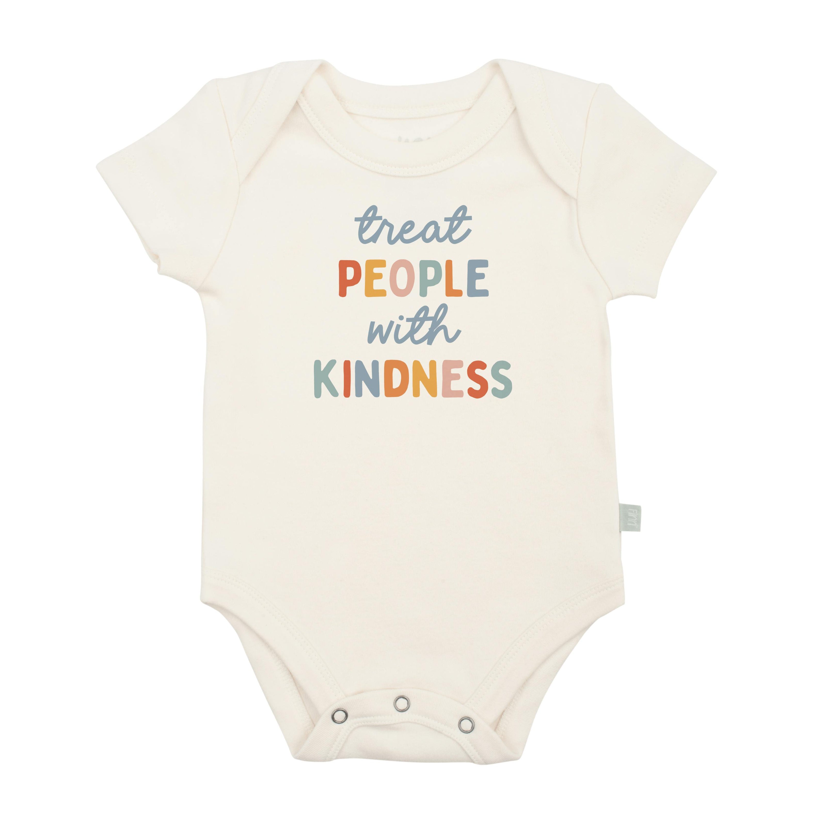 graphic bodysuit | treat people with kindness