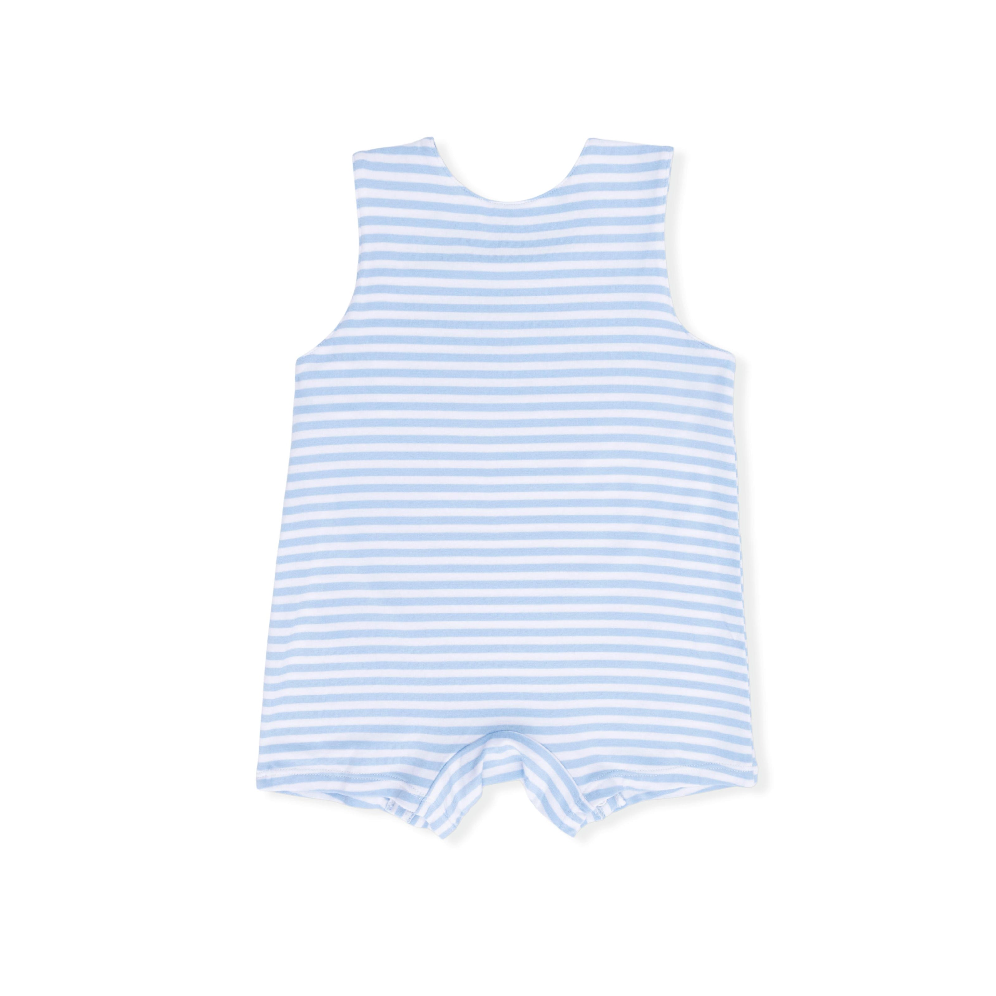 Bubbly Sailboat Stripe - Sleeveless Jon Jon