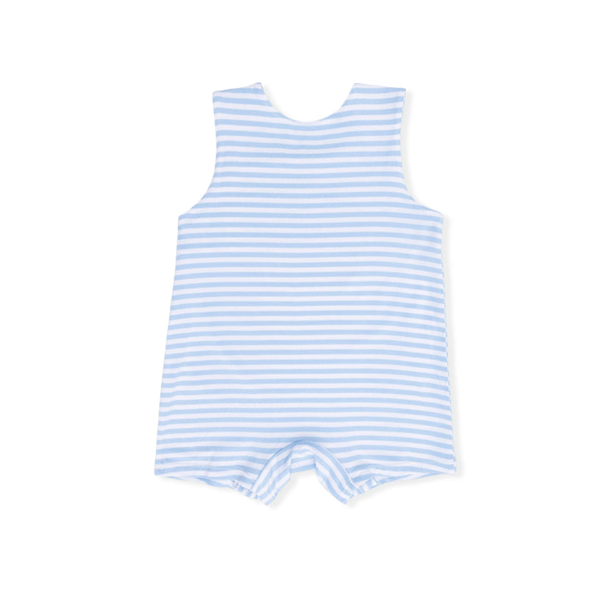 Bubbly Sailboat Stripe - Sleeveless Jon Jon