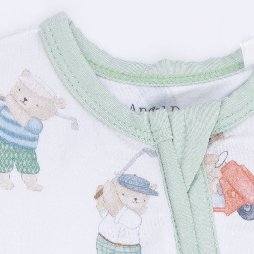 Golfing Teddy Bears - Convertible Romper