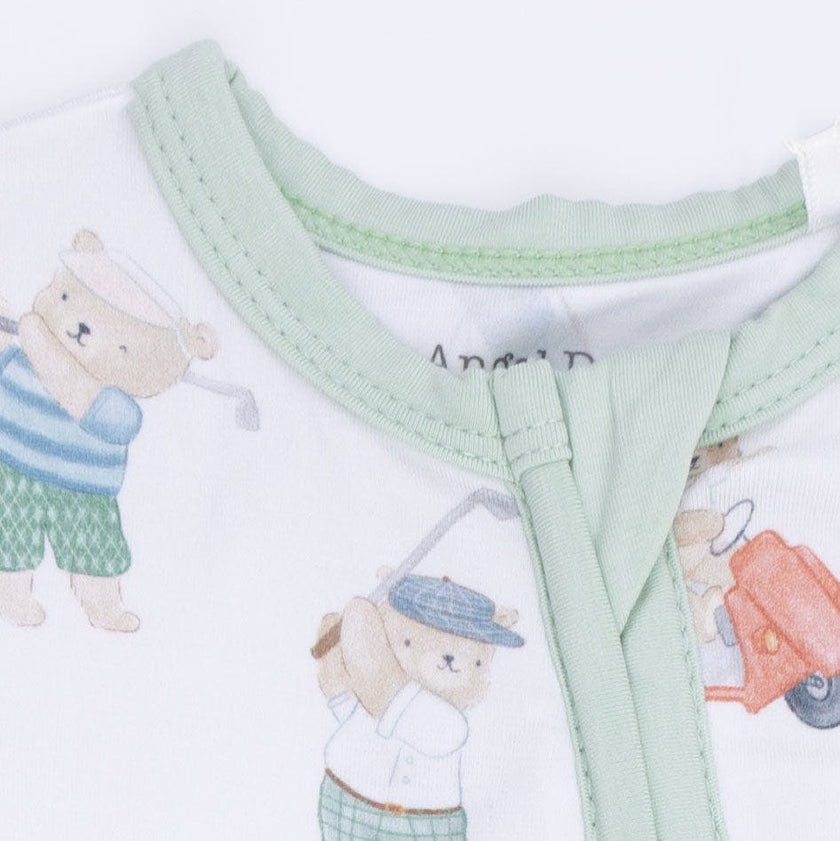 Golfing Teddy Bears - Convertible Romper