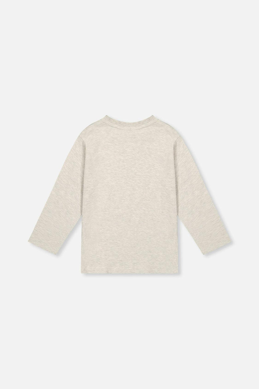 Organic Cotton Long Sleeve T-Shirt Heather Grey