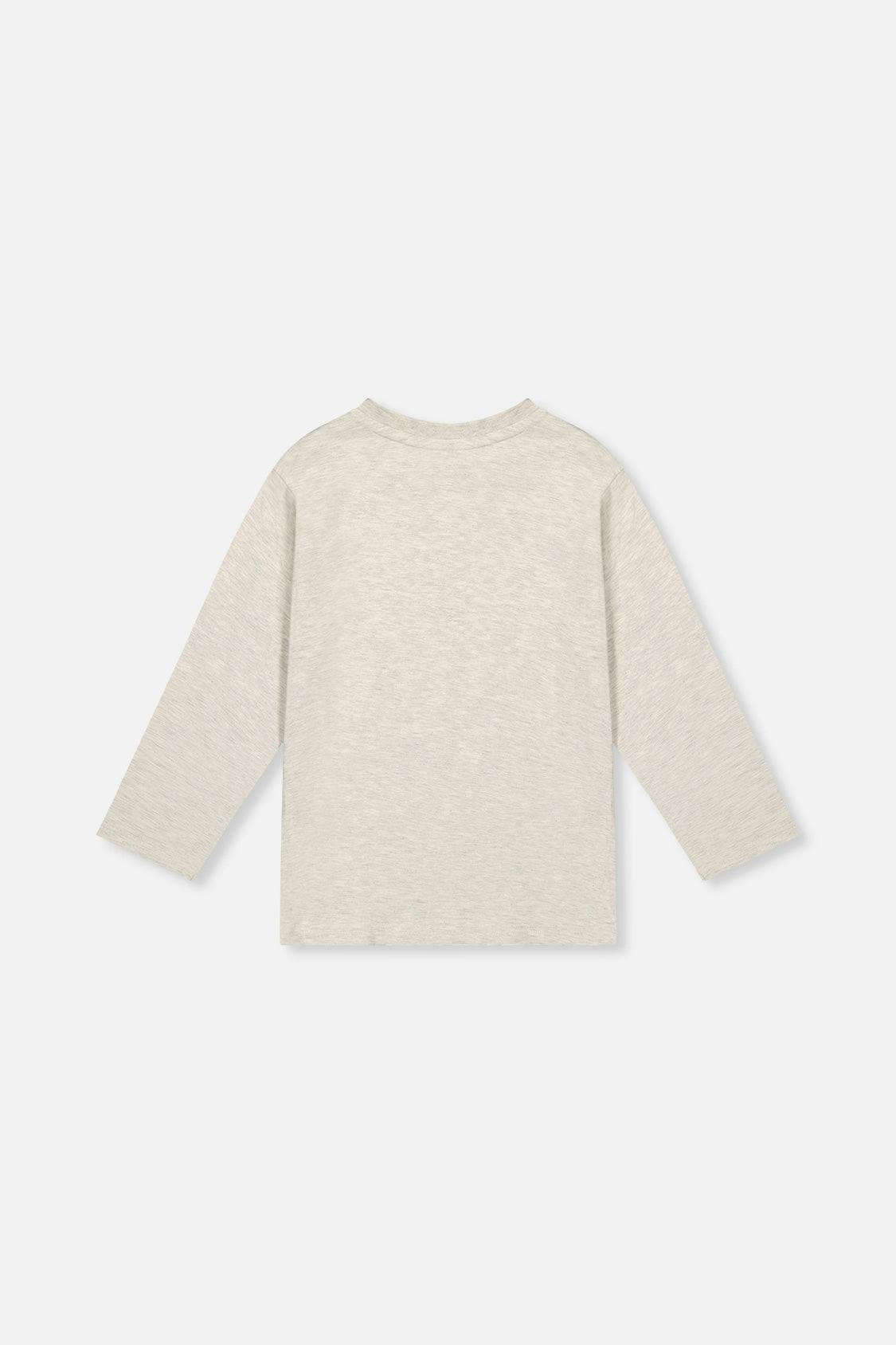 Organic Cotton Long Sleeve T-Shirt Heather Grey