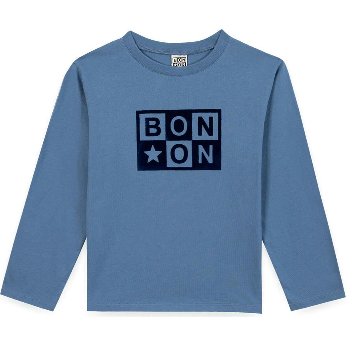 BONTON Taxo Logo T-shirt - Nordic Blue