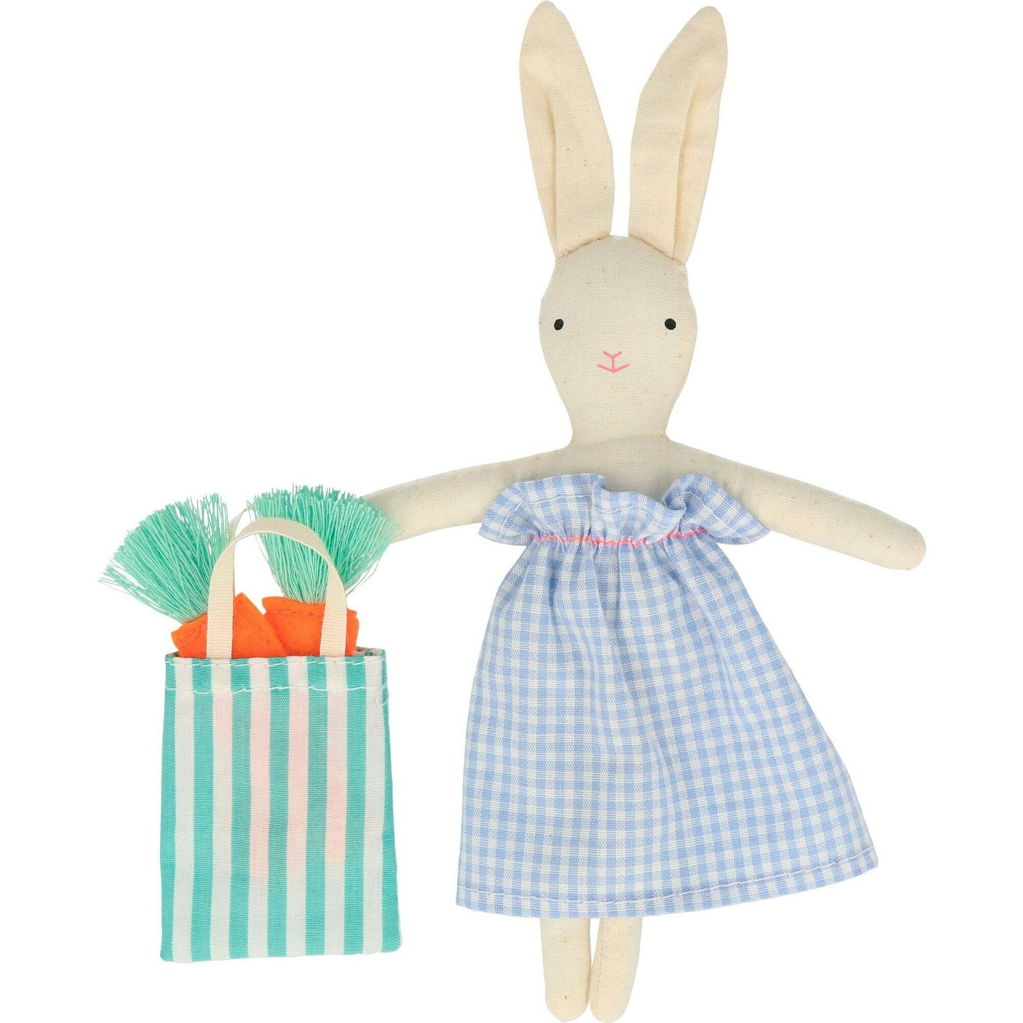 Bunny Mini Suitcase Doll