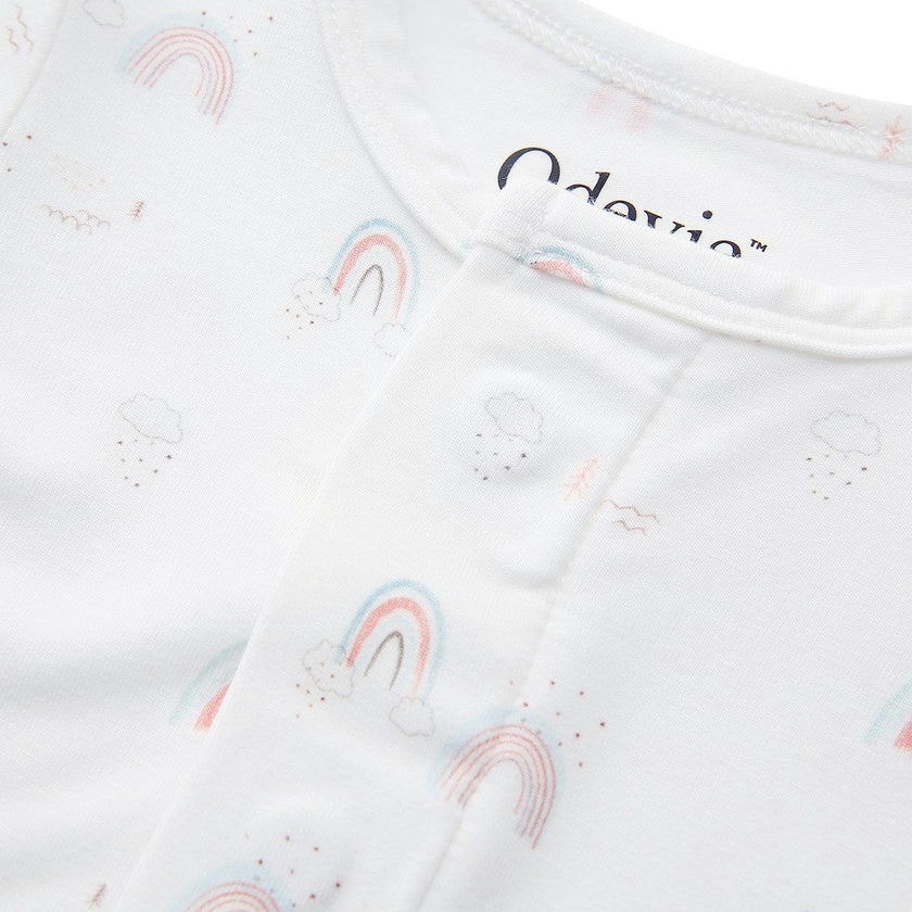 Bamboo Footie Pajama Sleepsuit - Arc en ciel