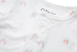 Bamboo Magnetic Footie Pajama - Arc en ciel