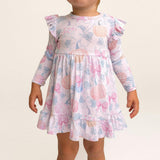 Posh Pumpkins Ruffled Bodysuit Dress