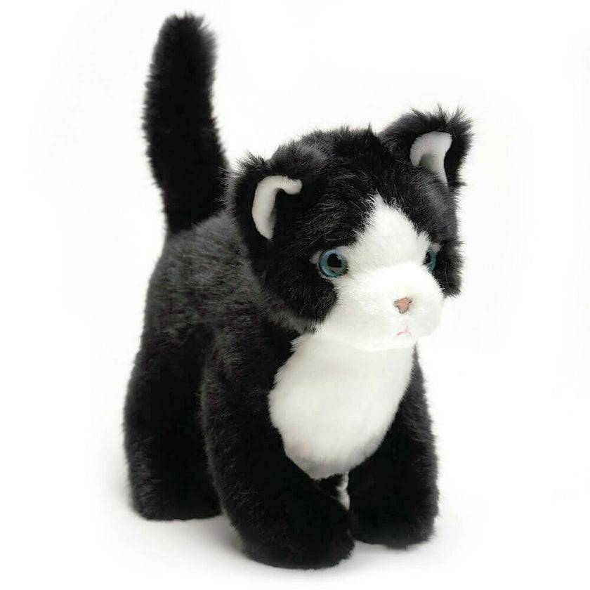 LA PELUCHERIE My Cat Gustave - Small 26cm - Black/White