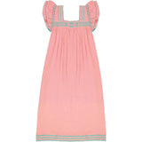 Women's Maxi Sandrine Embroidered Dress, Pink