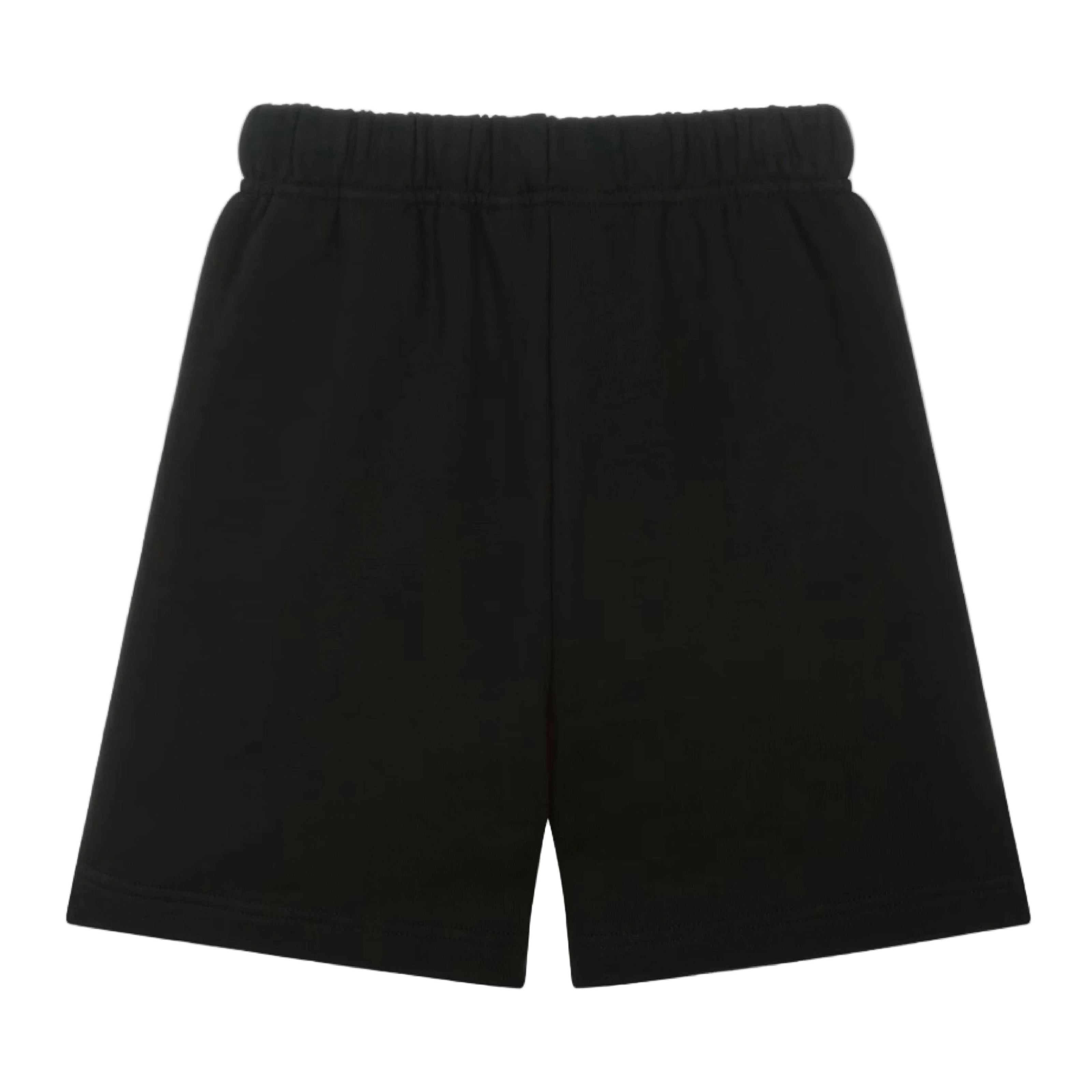 Black Palm Stamp Sweatshort