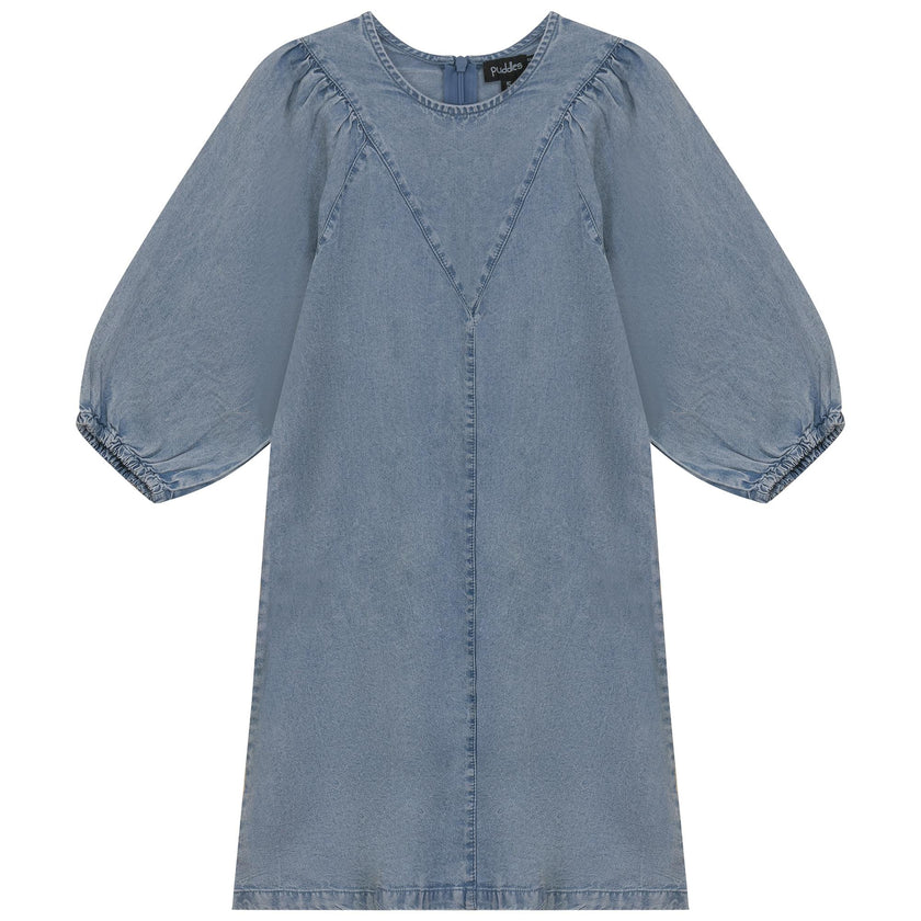 Washed Denim Dress
