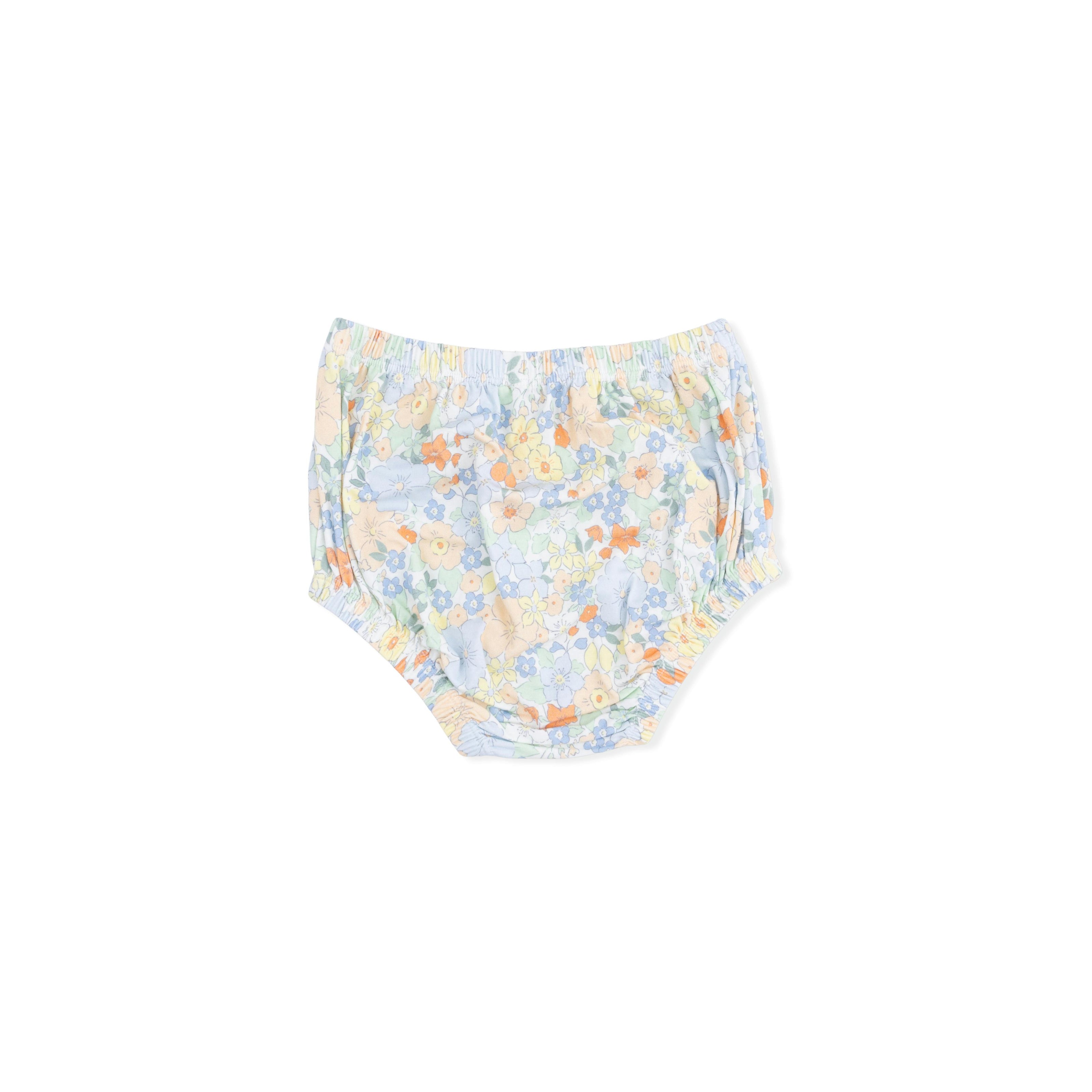 Georgia Floral - Smocked Twirly Dress and Bloomer