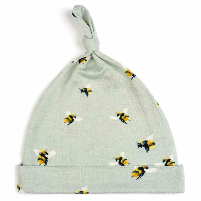 Bumblebee Bamboo Knotted Beanie Hat