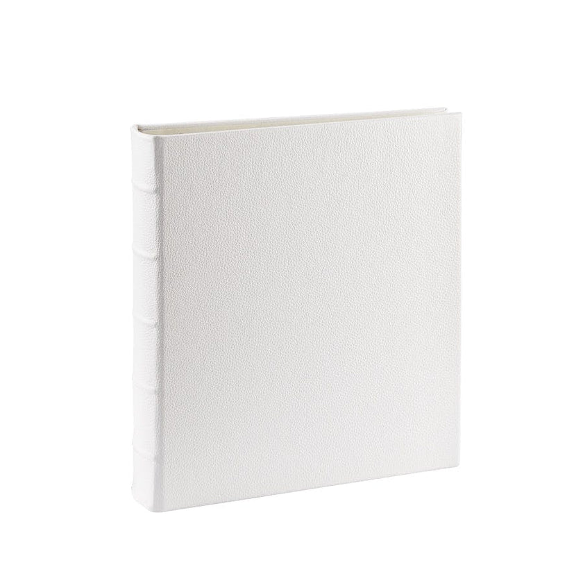 Medium Clear Pocket Pebble Grain Leather Photo Album