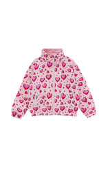 Max Reversible Rain Jacket Windbreaker, Hearts Galore