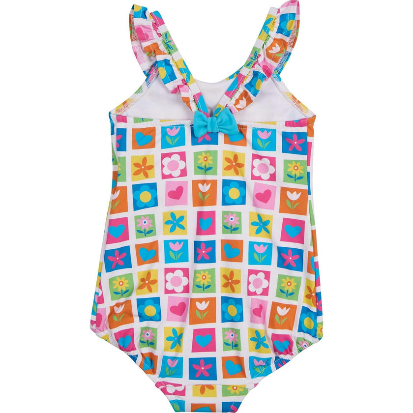 Patchwork Floral Swimsuit