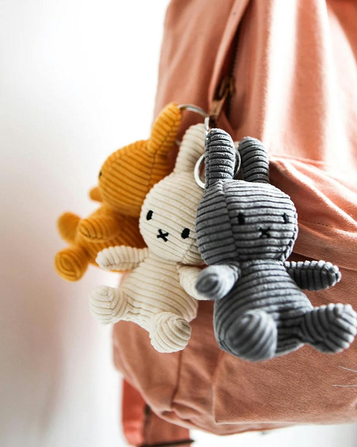 Keychain MIFFY ECO Corduroy Offwhite 4
