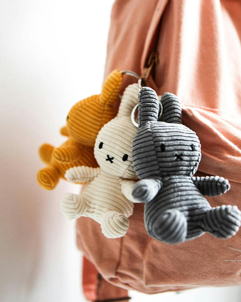 Keychain MIFFY ECO Corduroy Offwhite 4"