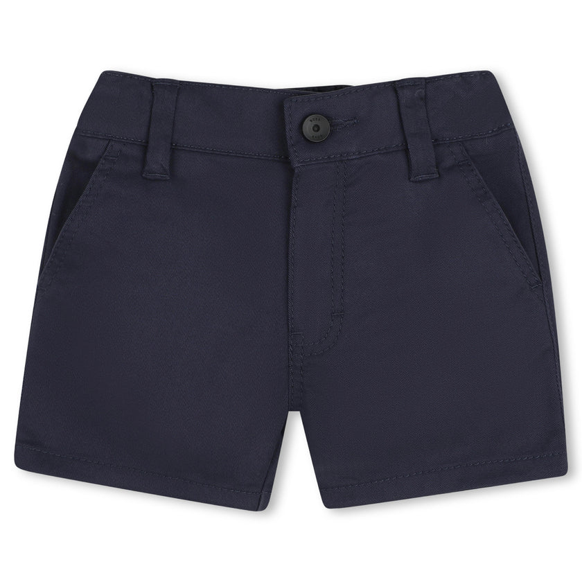 Navy Twill Shorts