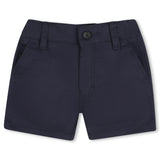 Navy Twill Shorts