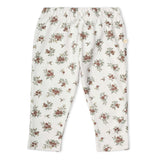 Organic Ruffle Bodysuit & Pants Set - Winter Berry