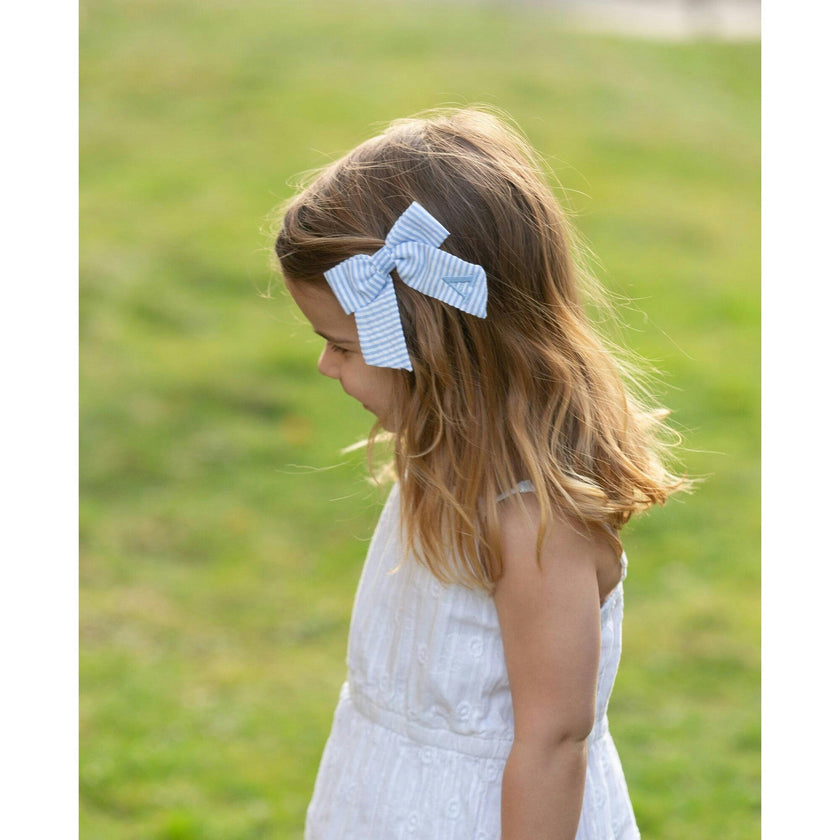 Seersucker Hair Bow