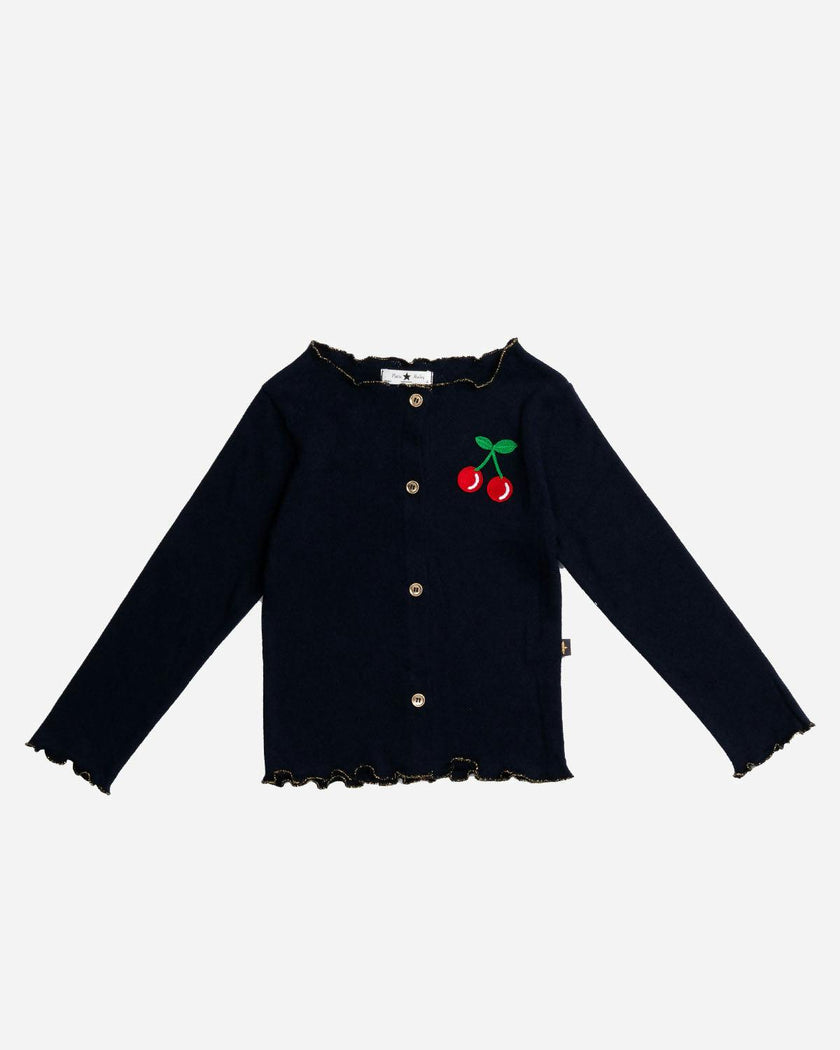 Ava Cherry Cardigan