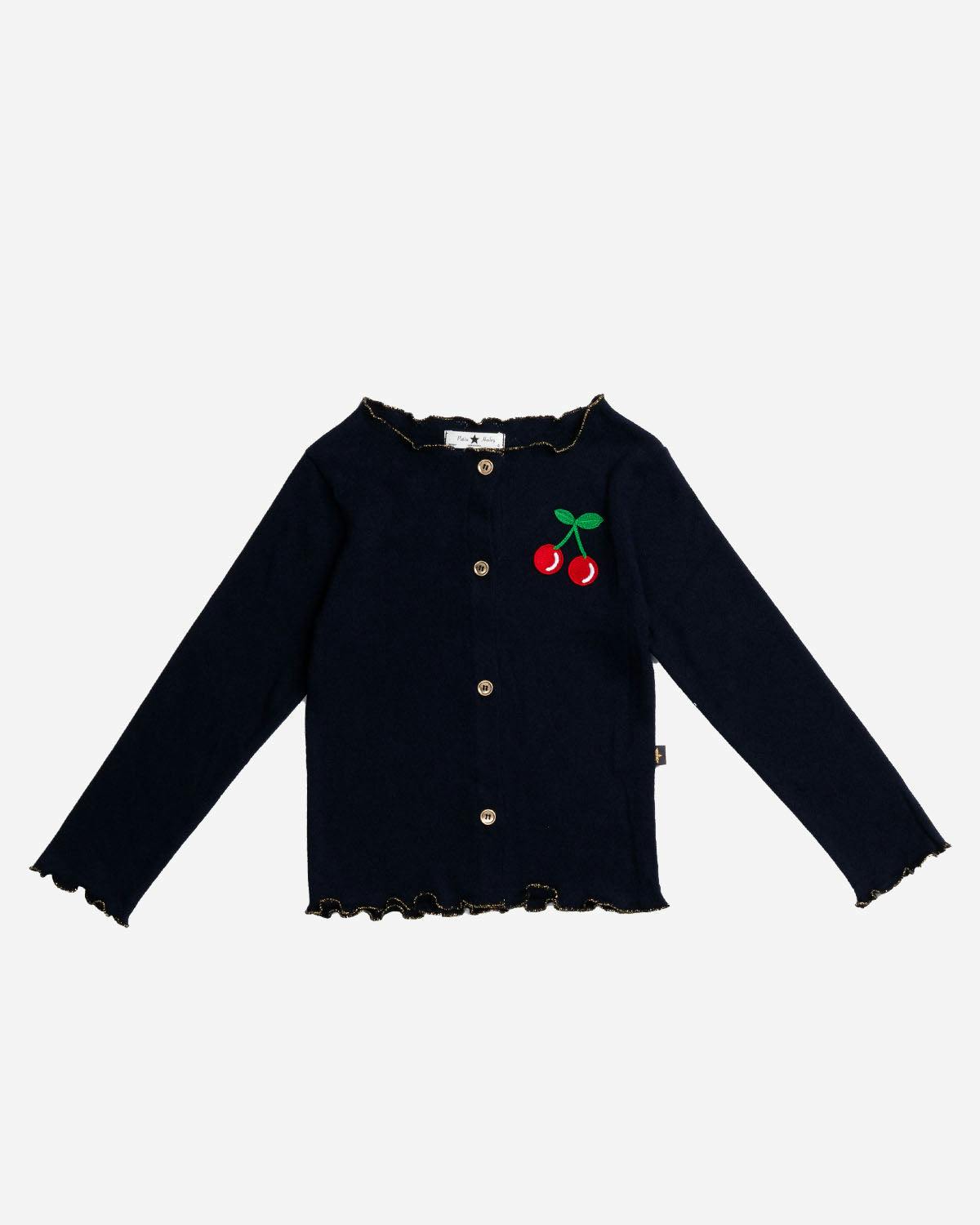 Ava Cherry Cardigan