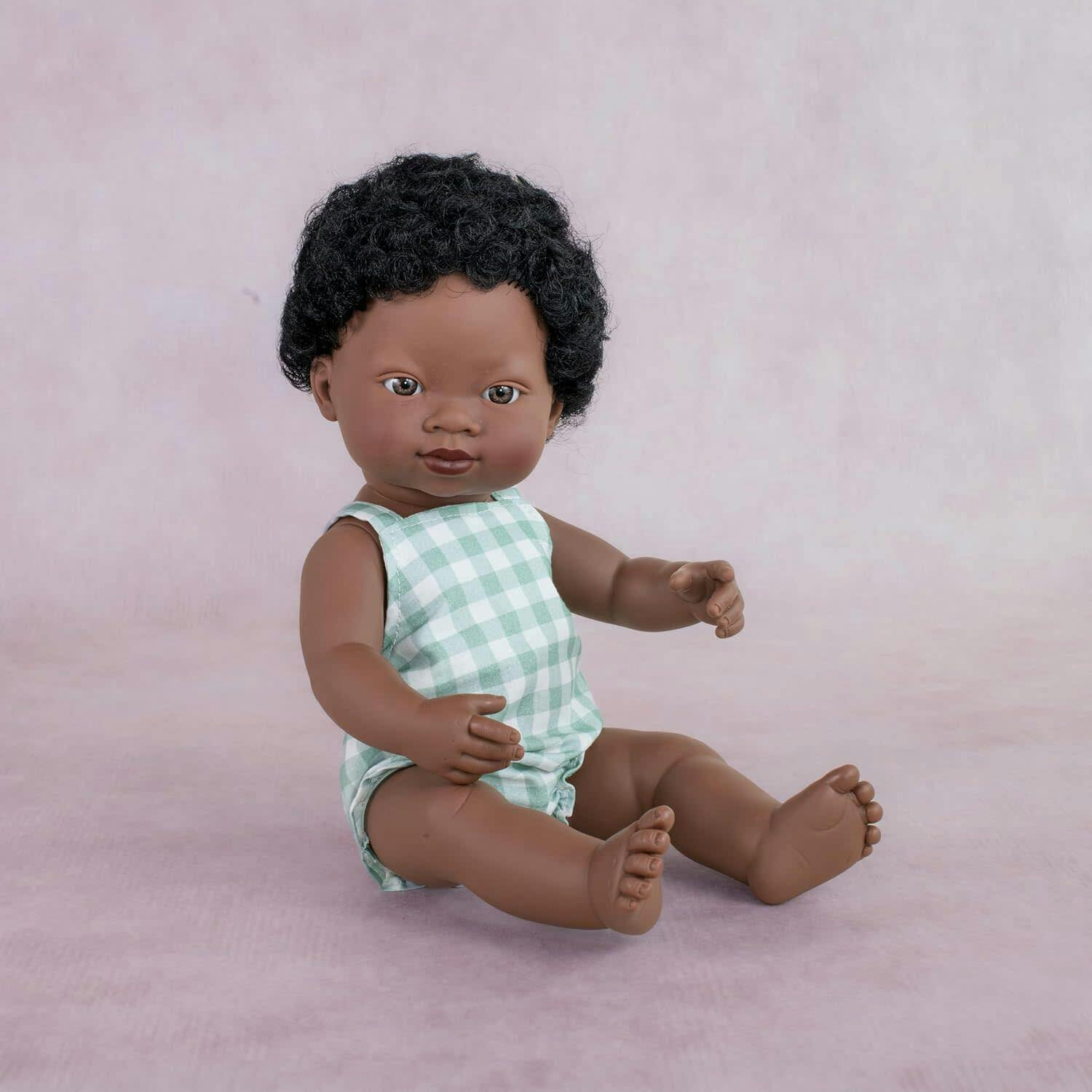 My Friends and Me Collection African Baby Boy Doll with Black Hair - 15
