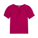 Organic Puff Sleeve Knit Top