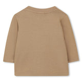 Baby Boys Beige Logo Tracksuit Set