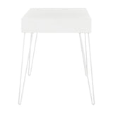 Cade Mid-Century Retro Two-Drawer Desk