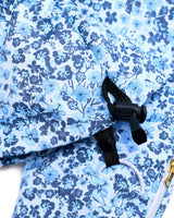 Kids Waterproof Mitten in Blue Ditsy Floral