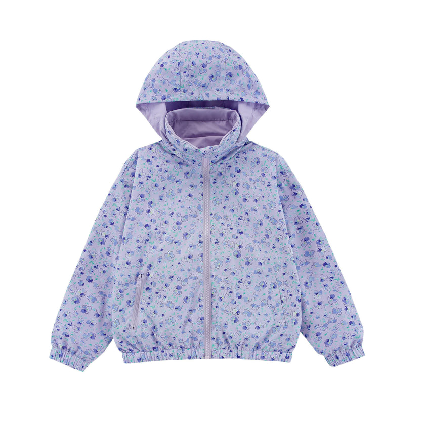 Max Reversible Rain Jacket Windbreaker, Purple Wisteria