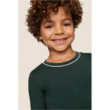 Kids TENCEL Modal Unisex Long PJ Set, Green