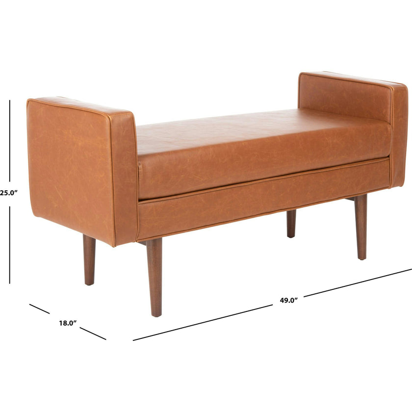 Henri Midcentury Bench