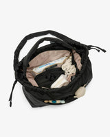 Luna Drawstring Changing Tote Black