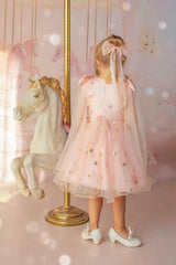 Twinkle Star Blush Pink Tulle Dress