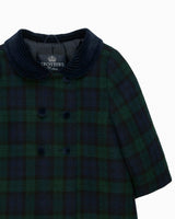 Baby Classic Coat in Navy Plaid