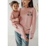 Women's Pullover Mama in Burlwood