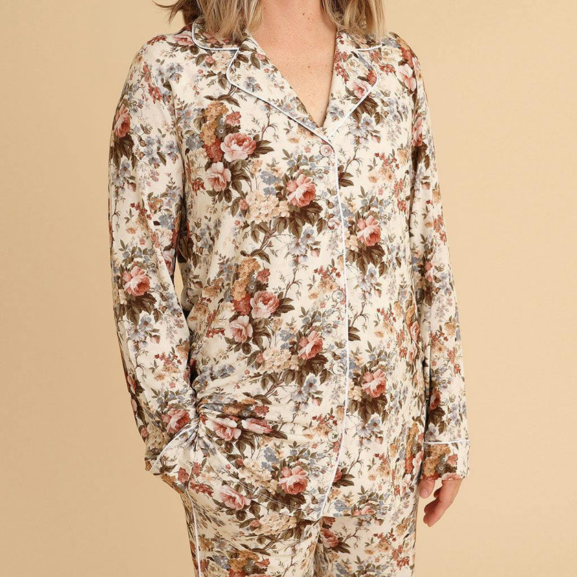 Dauphine Women's Luxe Pajama Pant Set