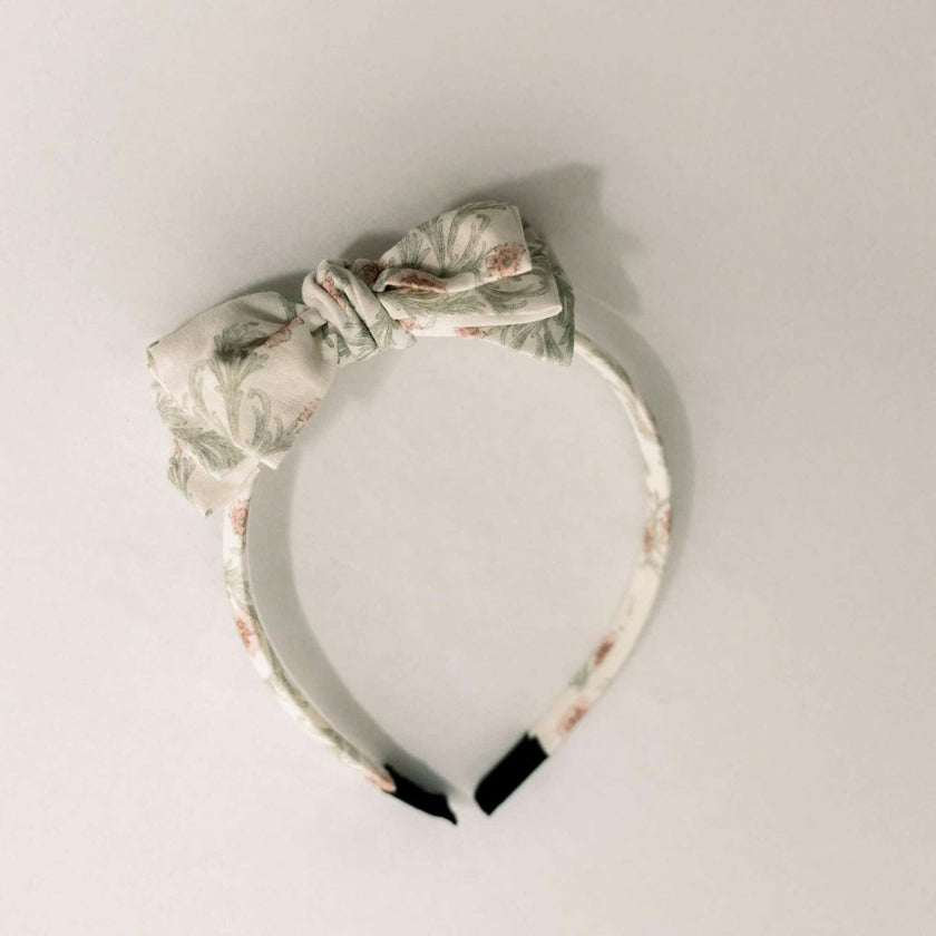 Three Little Bows Headband | Lavender Fields
